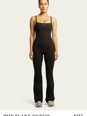 The Flare Onesie - Black